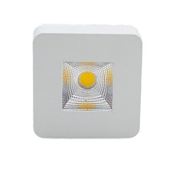 Spot Sobrepor Plafon Quadrado 4000K 5W Bivolt Branco - 3