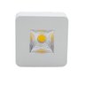 Spot Sobrepor Plafon Quadrado 3000k 5w Bivolt Branco - 3