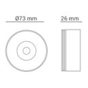 Ver imagem 4 de Spot Sobrepor Plafon Redondo 3000K 5W Bivolt