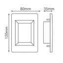 Ver imagem 6 de BALIZADOR EMBUTIR LUMINÁRIA LED 2W PAREDE ESCADA BIVOLT