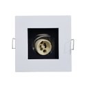 Ver imagem 3 de Embutido Mr16 Quadrado Recuado para Dicroica Branco / Preto