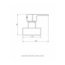 Ver imagem 2 de Acabamento de Registro Base Docol 1.1/4 e 1.1/2 (grande) Rose Fosco - Led Perflex
