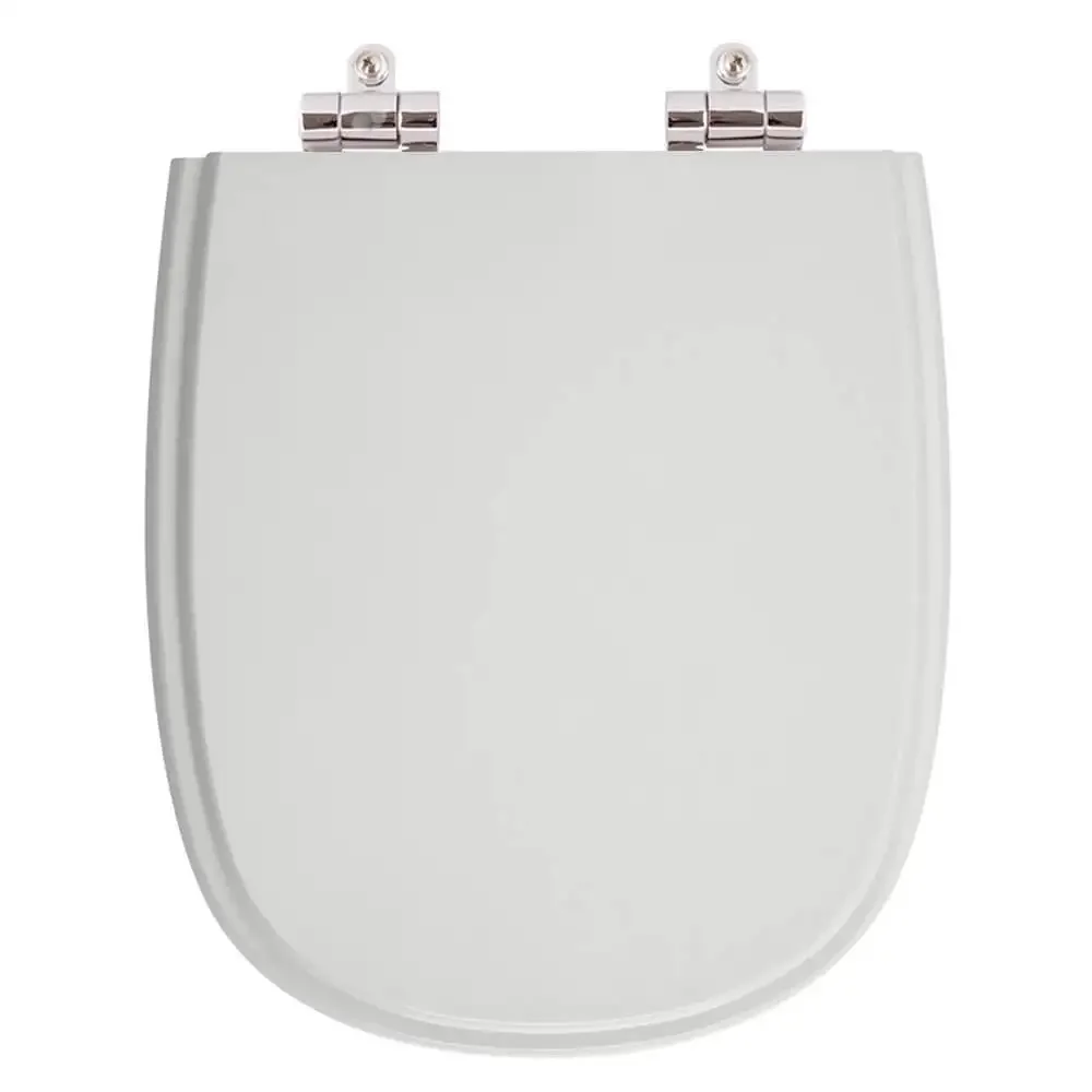 Assento Sanitário Poliester Soft Close Sabatini Cinza Claro para vaso Icasa 6lpf - 1