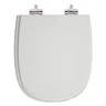 Assento Sanitário Poliester Soft Close Sabatini Cinza Claro para vaso Icasa 6lpf - 1