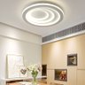 Iluminação led lustre para sala de estar quarto AC85-265V lustres modernos lustre redondo - white co - 5