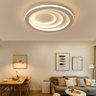 Iluminação led lustre para sala de estar quarto AC85-265V lustres modernos lustre redondo - white co - 1