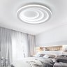 Iluminação led lustre para sala de estar quarto AC85-265V lustres modernos lustre redondo - white co - 3