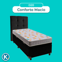 Ver imagem 4 de Kit Cama Box Bau + Cabeceira + Colchão Solteiro D20 - D20 - Inducol