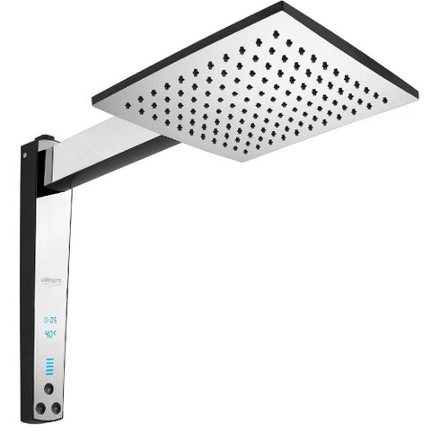 Chuveiro Digital Acqua Century 220 Volts 6800 Watts Preto e Cromado - 7510629 - Lorenzetti