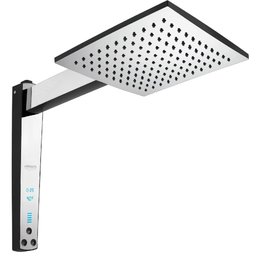 Chuveiro Digital Acqua Century 220 Volts 6800 Watts Preto e Cromado - 7510629 - Lorenzetti - 1