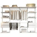 Ver imagem 1 de Closet Aberto Modular para Casal 265cm Eternity 37 Branco
