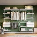 Ver imagem 2 de Closet Aberto Modular para Casal 265cm Eternity 37 Branco