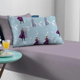 Jogo de Cama Portallar Solteiro Misto 2 Pçs Frozen Outono malbec - 2
