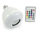 Ver imagem 1 de Lâmpada Led RGB Musical Bluetooth 3w com Alto Falante e Controle Remoto:Branca