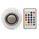 Ver imagem 4 de Lâmpada Led RGB Musical Bluetooth 3w com Alto Falante e Controle Remoto:Branca