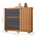 Ver imagem 3 de Shoe Dresser Duetto Freijó/Titanium