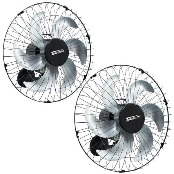 Ventilador Parede 60cm 200W Industrial Turbo Turbão 3 Pás Grade 40 Fios GA  Vitalex Branco - BEST SALE SHOP