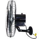 Ver imagem 5 de Kit 2 Ventiladores Parede 50cm 200W Industrial Turbo Turbão 6 Pás Bivolt 110V 220V Preto Vitalex