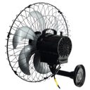 Ver imagem 4 de Kit 3 Ventiladores Parede 50cm 200W Industrial Turbo Turbão 6 Pás Bivolt 110V 220V Preto Vitalex