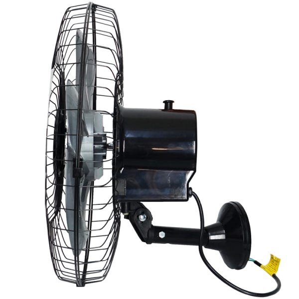 Kit 4 Ventiladores Parede 50cm 200W Industrial Turbo Turbão 6 Pás Bivolt 110V 220V Preto Vitalex - 5