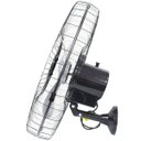 Ver imagem 4 de Kit 2 Ventiladores Parede 60cm 200W Industrial Turbo Turbão 3 Pás Bivolt 110V 220V Preto Vitalex