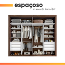 Ver imagem 6 de Guarda Roupas Casal Imperador Zanzini Branco