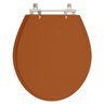 Assento Sanitário Ravena Caramelo para vaso Deca - 1
