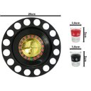 Ver imagem 5 de Roleta Drink Cássino Jogo De Bebidas Com 16 Copinhos De Vidro