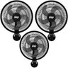 Kit 3 Ventilador Parede 50cm 130W Turbo Turbão 5 Pás Grade Protetora 110V 127V WAP Rajada Turbo - 1