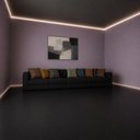 Ver imagem 5 de Piso Vinílico em Manta PVC 0,7mm Antiderrapante 10m² Liso Fosco Preto