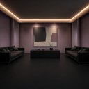 Ver imagem 1 de Piso Vinílico em Manta PVC 0,7mm Antiderrapante 10m² Liso Fosco Preto