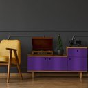 Ver imagem 3 de Adesivo para Envelopamento Brilho Premium Roxo Arte Destaque 1 X 1,22 Metro