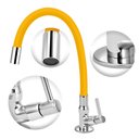 Ver imagem 2 de Torneira Cozinha de Mesa Tubo Gourmet Flexível Amarelo