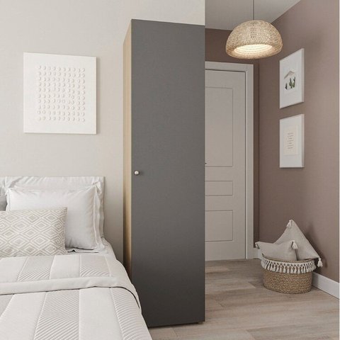 Módulo 45x180 1 Porta 1 Kit Prateleira Frame CabeCasa MadeiraOriginals