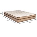 Ver imagem 4 de Colchão Casal Molas Ensacadas Espuma D33 Suporte Firme 120kg Preto Alto 28cm Certificado Inmetro