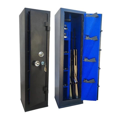 Cofre 130x30x30 para 3 Armas Longas e 6 Curtas Cr Cac Eb