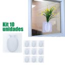 Ver imagem 1 de Vaso de Plantas Parede Silicone Adesivo Flor Água Kit 10 Vidro Decoração