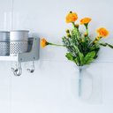 Ver imagem 7 de Vaso de Plantas Parede Silicone Adesivo Flor Água Kit 10 Vidro Decoração