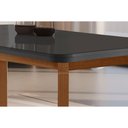 Ver imagem 7 de Sala de Jantar Completa Londrina C/ Tampo Madeirado Vidro Canto Curvo 120x80cm e 4 Cadeiras Londrina