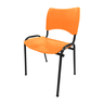 Cadeira Iso Empilhável Polipropileno Colorida:Laranja - 1