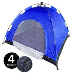 Barraca Automatica Monta Sozinha Camping 4 Pessoas Iglu Acampamento Ferias - 1