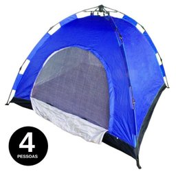 Barraca Camping Automatica 4 Pessoas Iglu Acampamento Ferias Monta Sozinha - 1