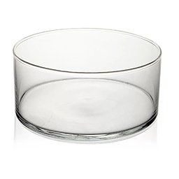 Vaso Redondo Floreira Terrario Cilindro em Vidro Suculentas, Arranjos 24x20cm - 6