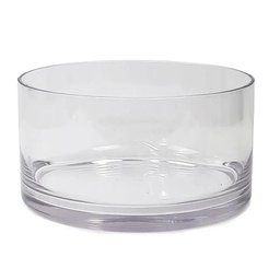 Vaso Redondo Floreira Terrario Cilindro em Vidro Suculentas, Arranjos 24x20cm - 1