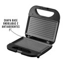Ver imagem 4 de Sanduicheira e Grill Elétrica Antiaderente  Amvox AMS 370 Black (110V)
