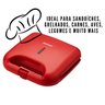 Sanduicheira e Grill Elétrica Antiaderente Amvox Ams 370 Red (110) - 6