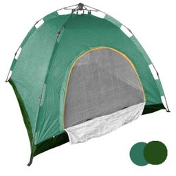 Barraca Automatica 4 Pessoas Monta Sozinha Acampamento Camping Verde - 1 Barraca Automatica 4 Pessoas Monta Sozinha Acampamento Camping Verde - 1