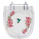 Ver imagem 1 de Acento Sanitário Decorada Beija Flor para Vaso Celite City