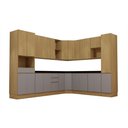 Ver imagem 2 de Cozinha Completa 12 Peças com Espaços para Micro-ondas e Tampos Slim Luciane Móveis