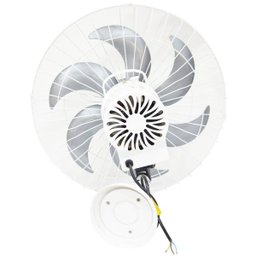 Kit 2 Ventiladores Parede 50cm 200W Industrial Turbo Turbão 6 Pás Bivolt 110V 220V Branco Vitalex - 5